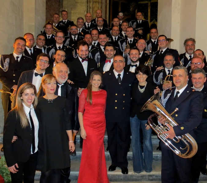 Tania Kassis & the Italian Navy Orchestra in the Italian Newspapers